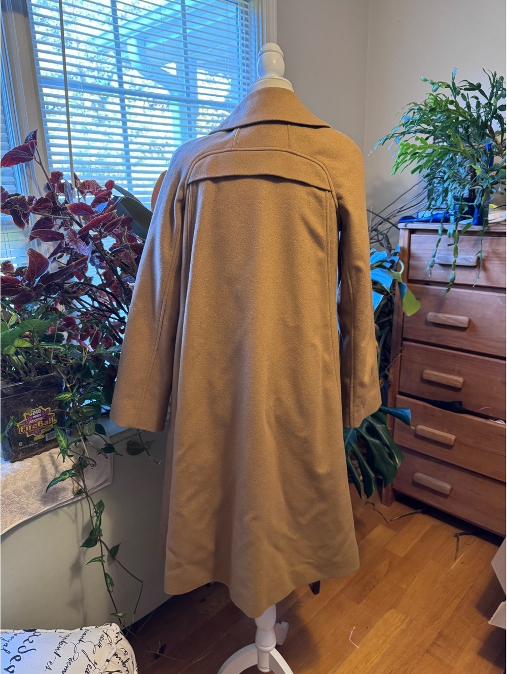 Harve Benard Vintage brown wool trench coat